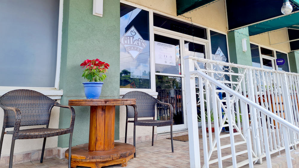 Gilei's Coffee Shop is the Cheers Bar of Roatan